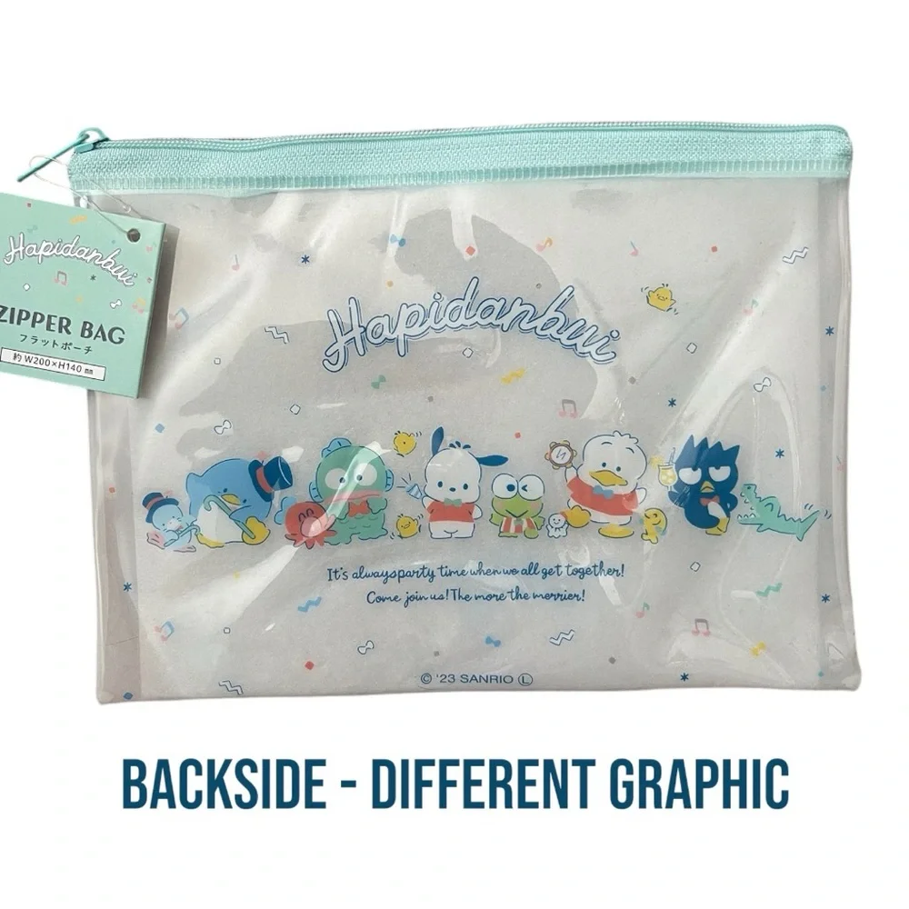 Sanrio Characters Pencil Case Pouch Makeup Bag Plastic ✨BRAND 🆕 NWT✨ SUPER CUTE